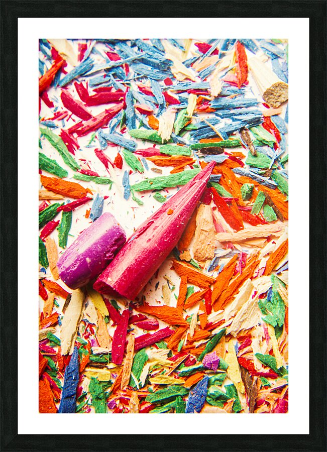 Artistic disruption Picture Frame print