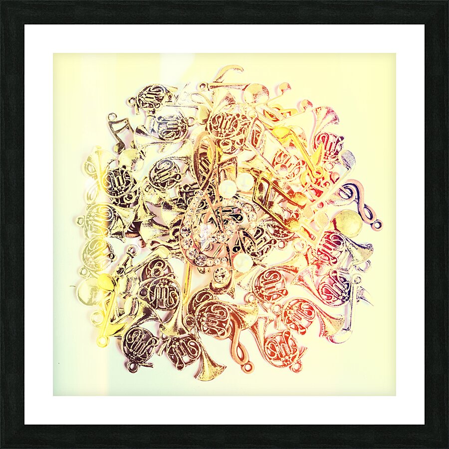 Shimmering sound Picture Frame print