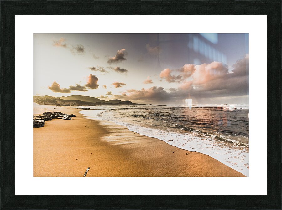 Soothing seaside scene Picture Frame print
