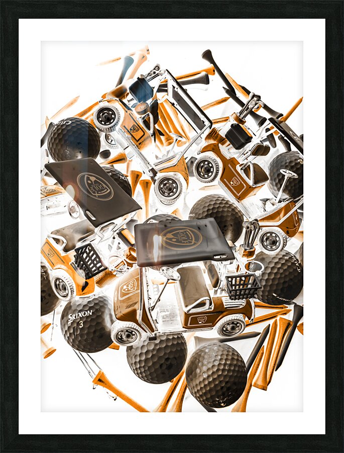 Driving obstacles  Picture Frame print