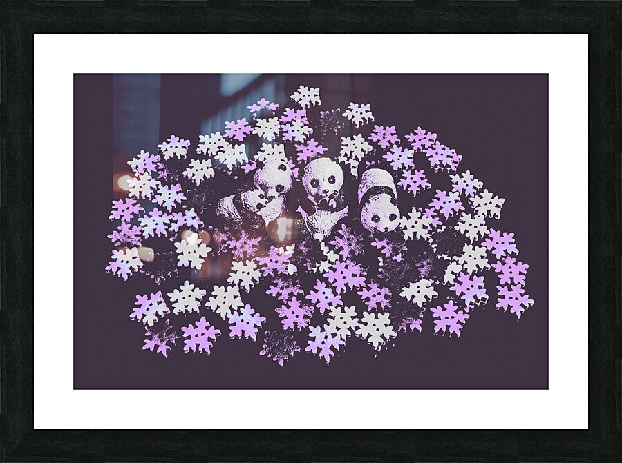 Polar pop art Picture Frame print