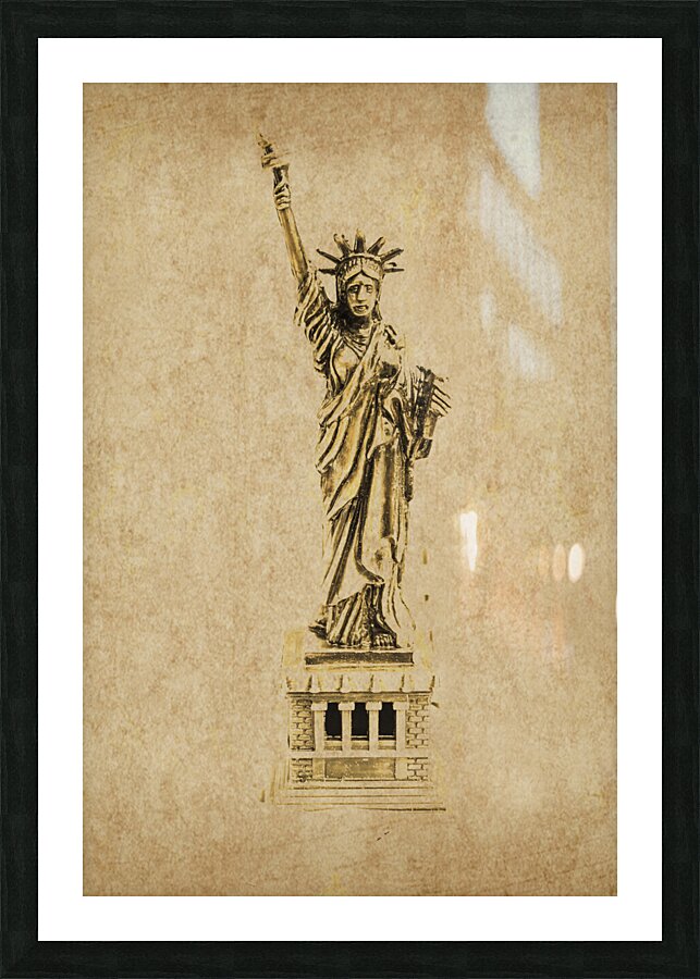 Vintage America Picture Frame print