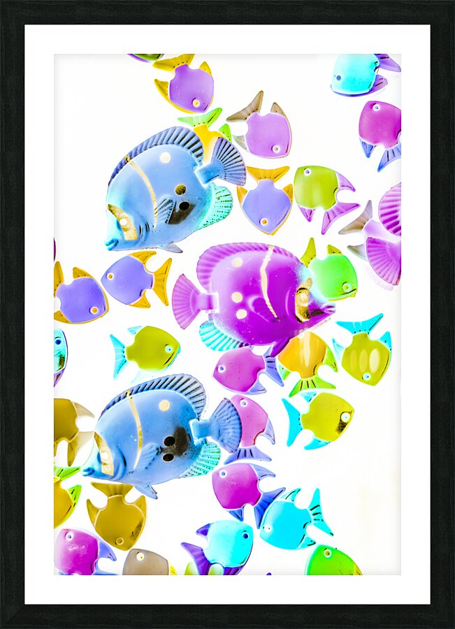 Sea swimmers Picture Frame print