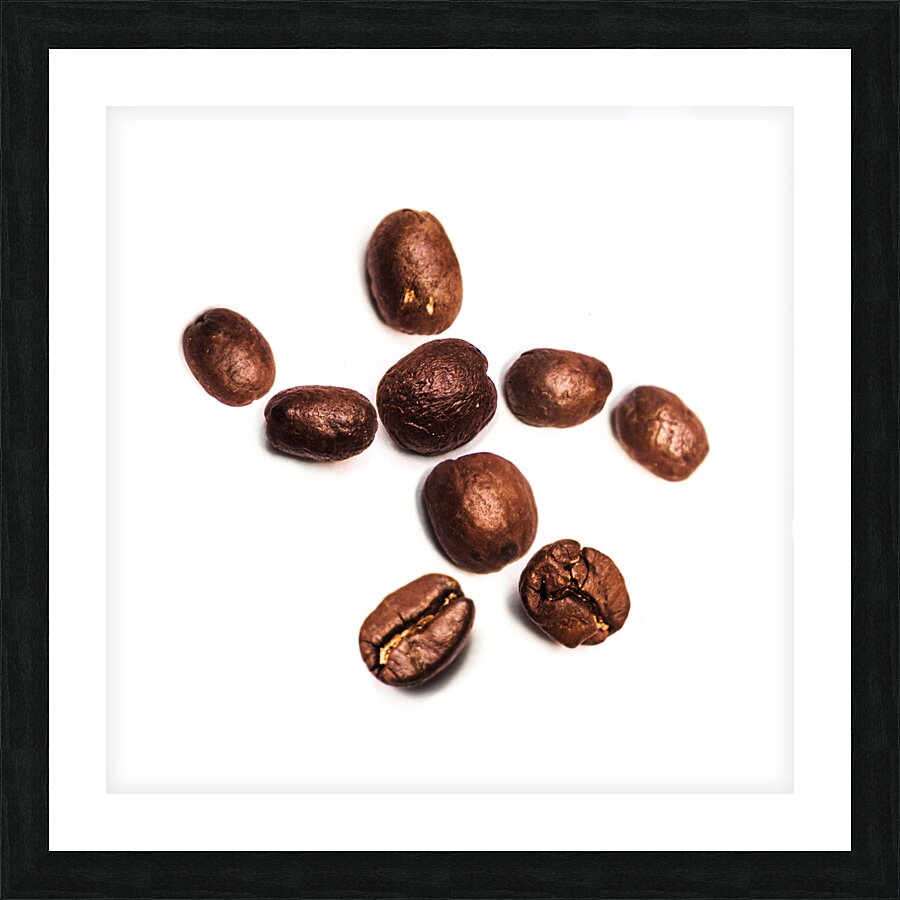 Mr Bean the coffee man Picture Frame print