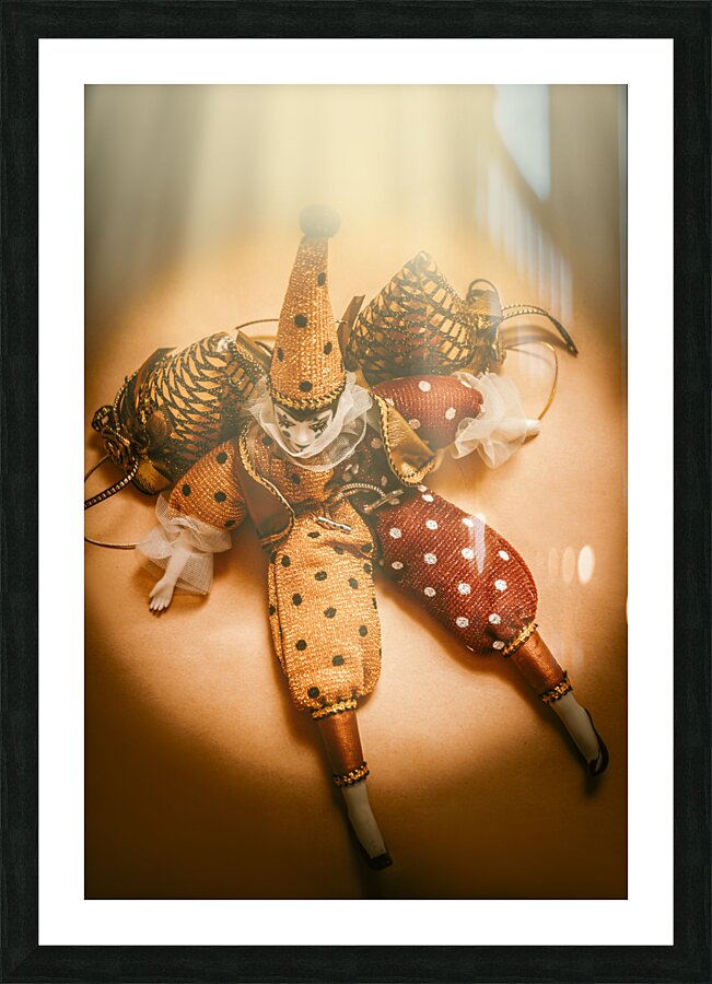 Circus stage spotlight Picture Frame print