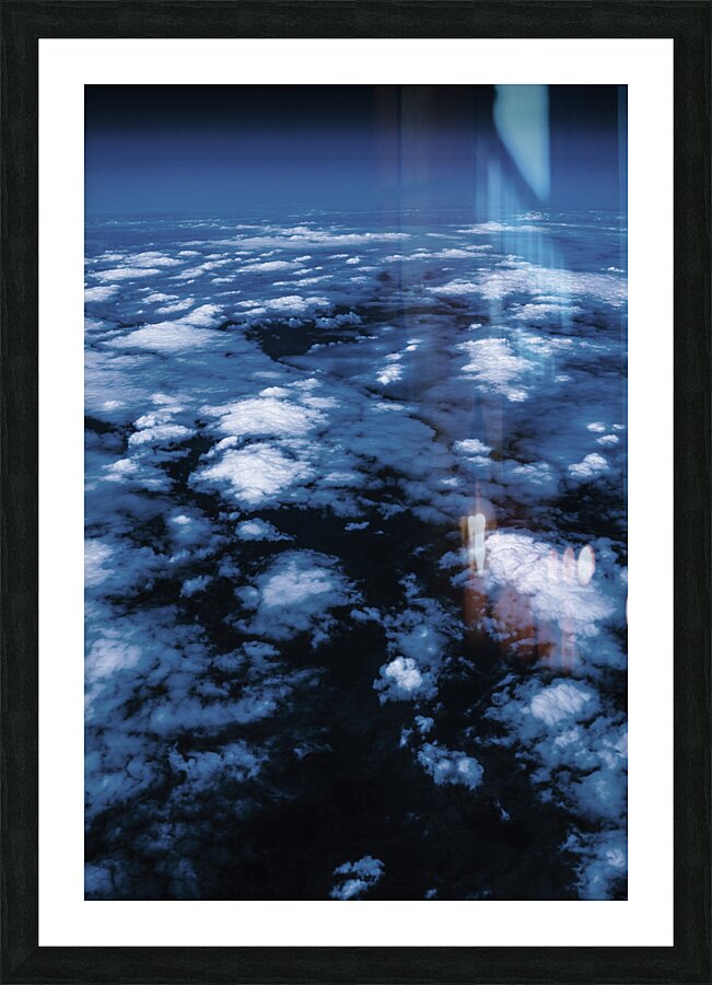 The iceberg clouds Picture Frame print