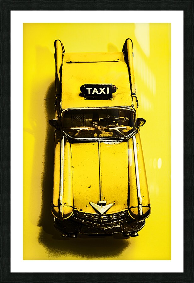 Yellow A-Fare Picture Frame print