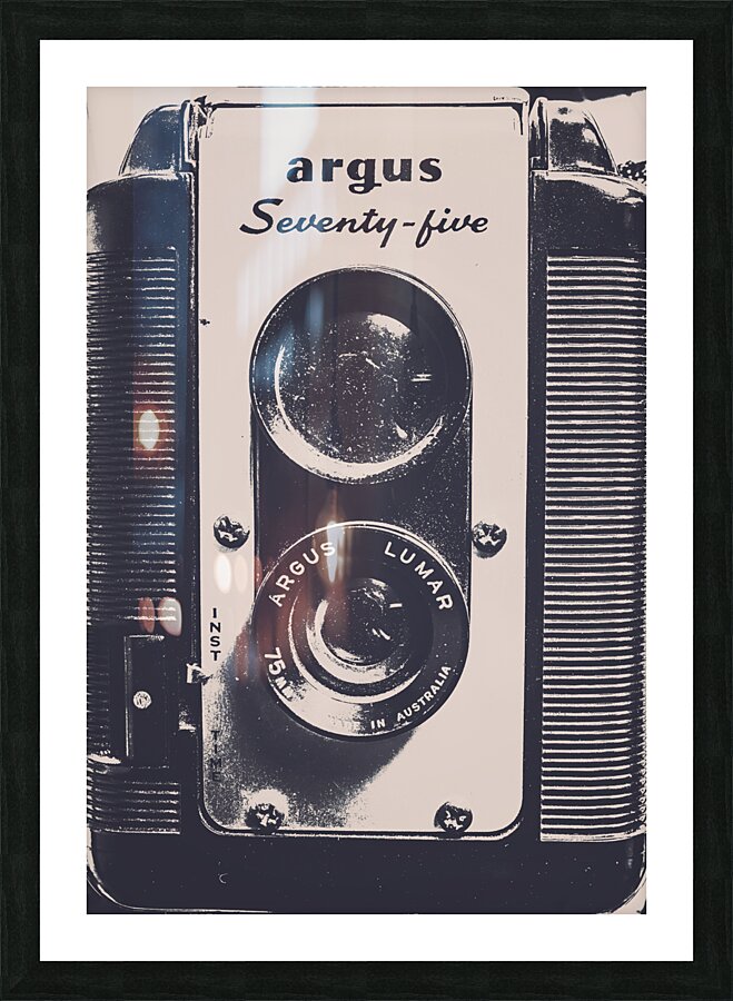 Old optics Picture Frame print