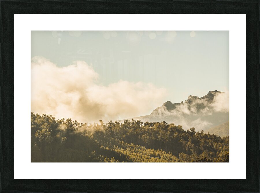 Wild morning peak Picture Frame print