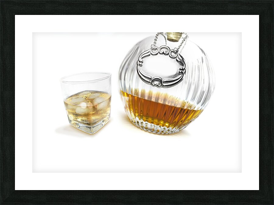 Bourbon Whisky Canter Picture Frame print