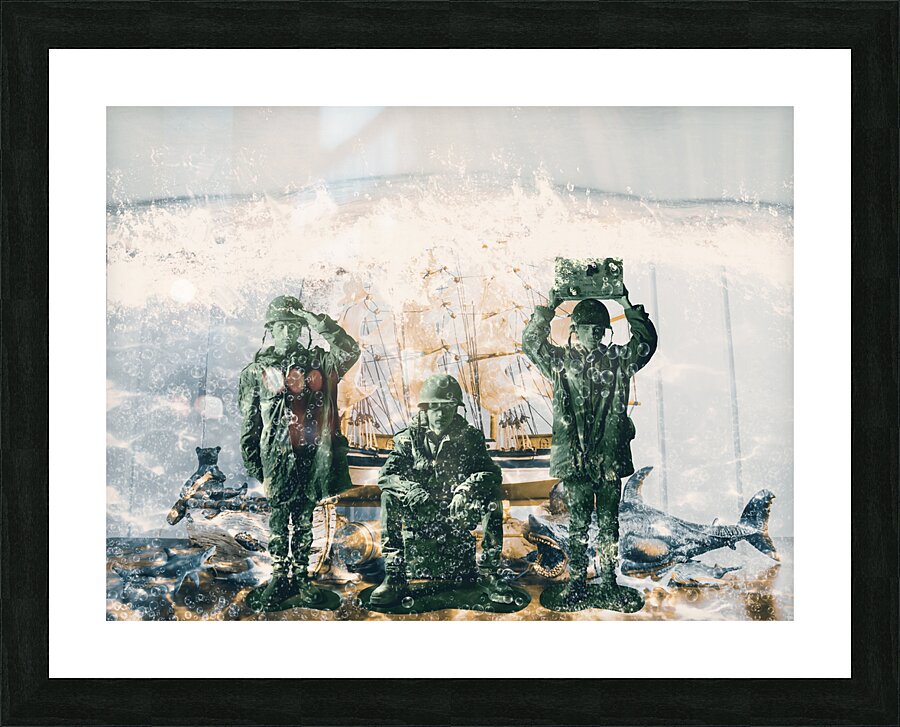 Sub-marines Picture Frame print