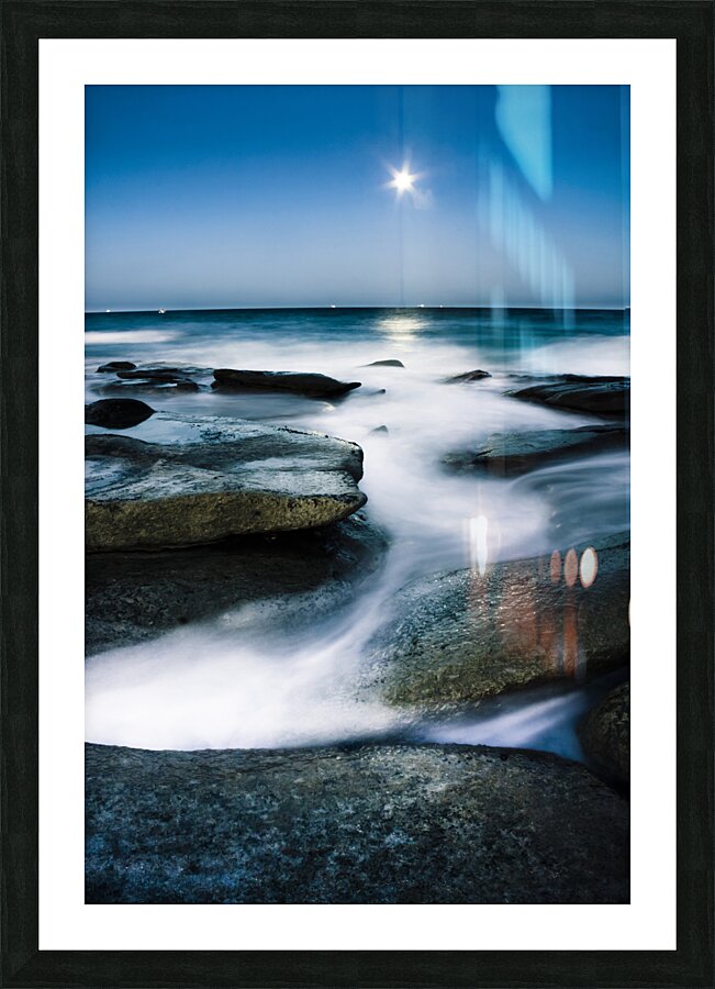 Australian coast landscape Picture Frame print