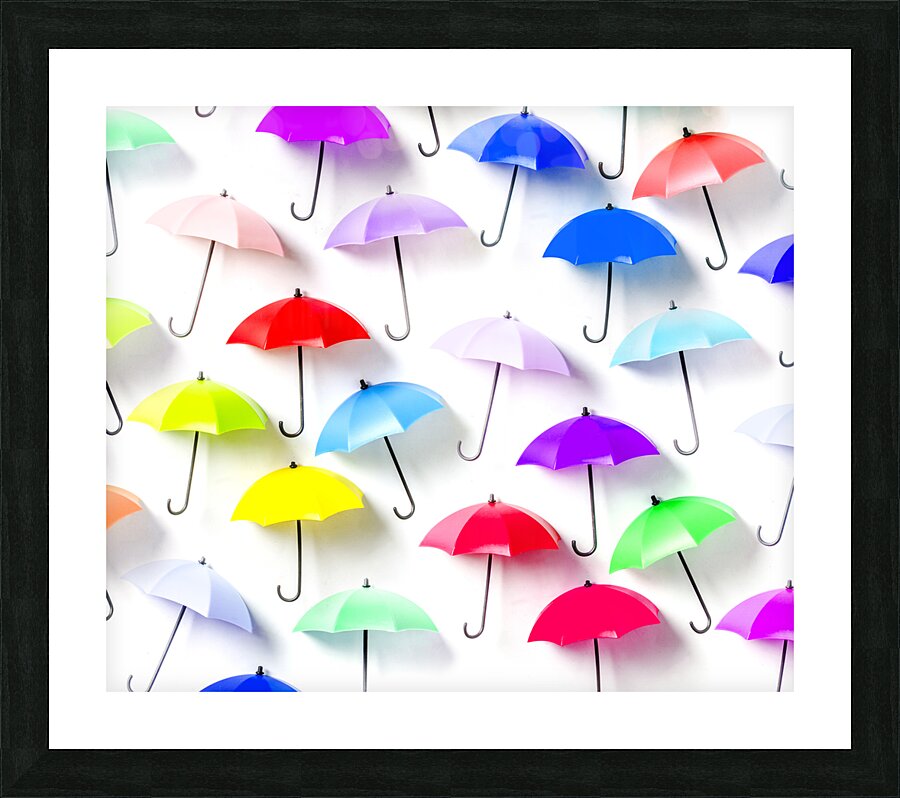 The rain collection Picture Frame print