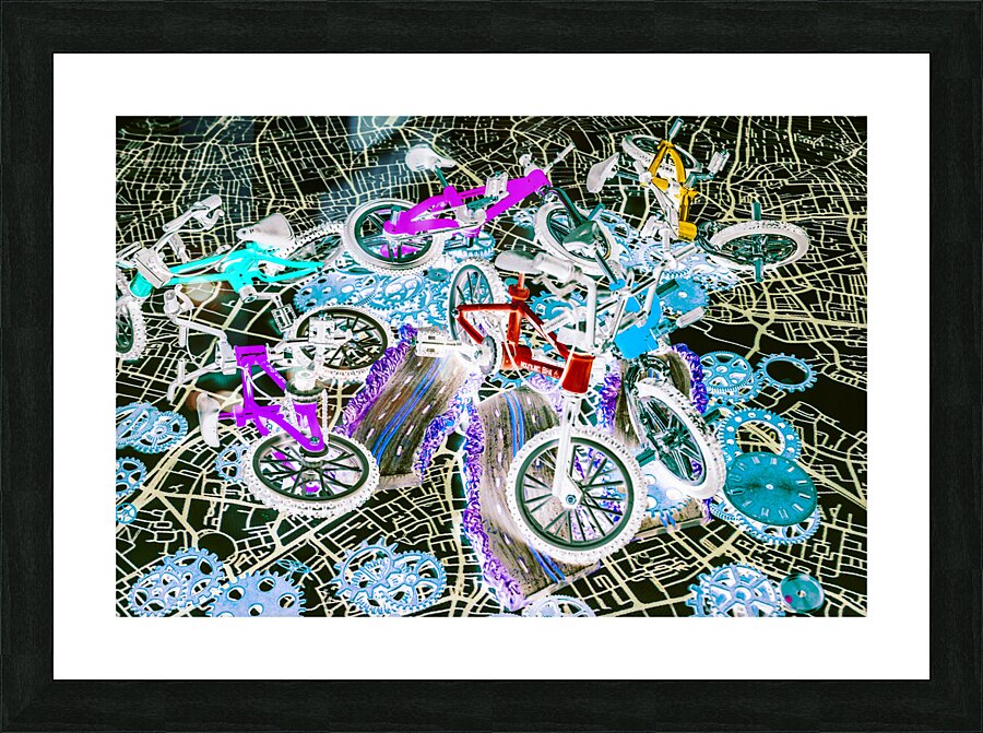 Gearing up Picture Frame print