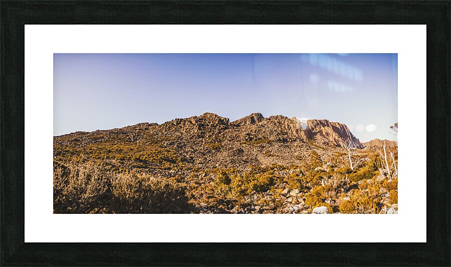 Arid Australian panoramic Picture Frame print