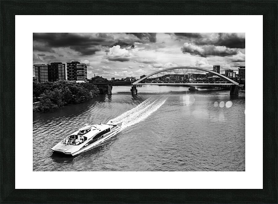 Brisbane river Picture Frame print