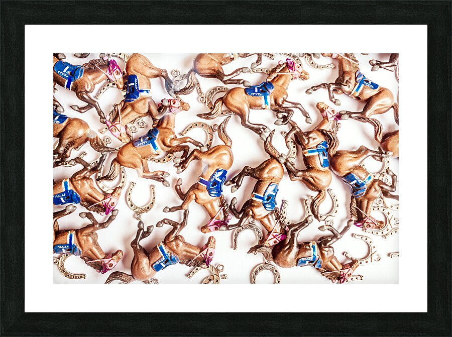 Horseshoe cup Picture Frame print