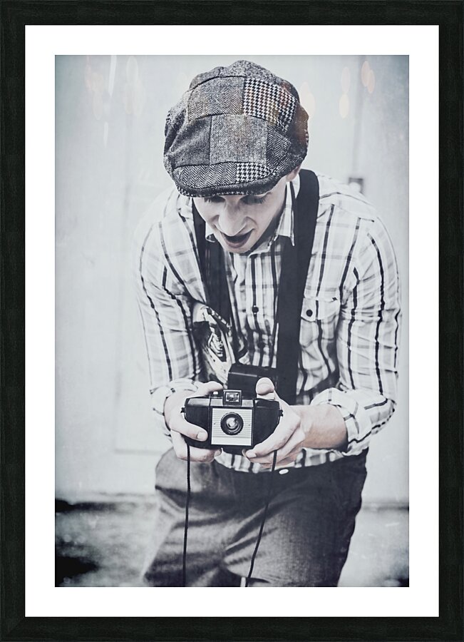 Vintage creativity in process Picture Frame print