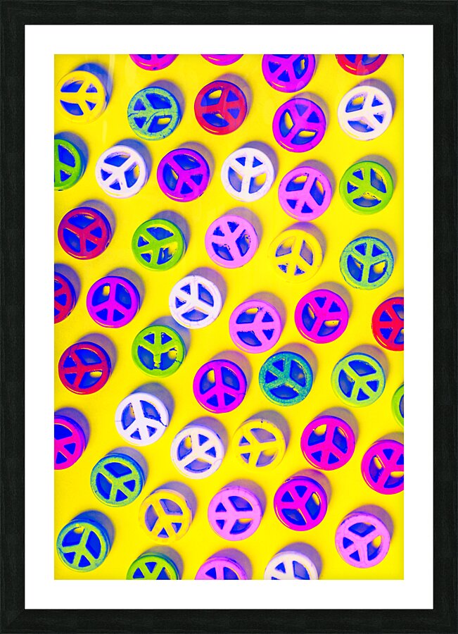 Patterning peace Picture Frame print