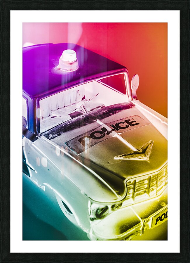 Cop Pops Picture Frame print
