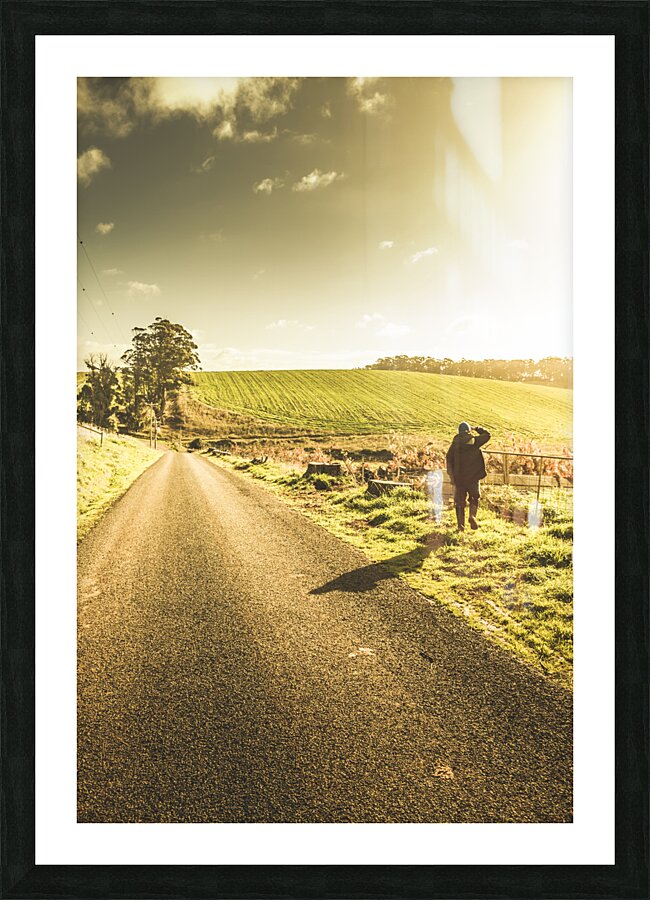 The wander Picture Frame print