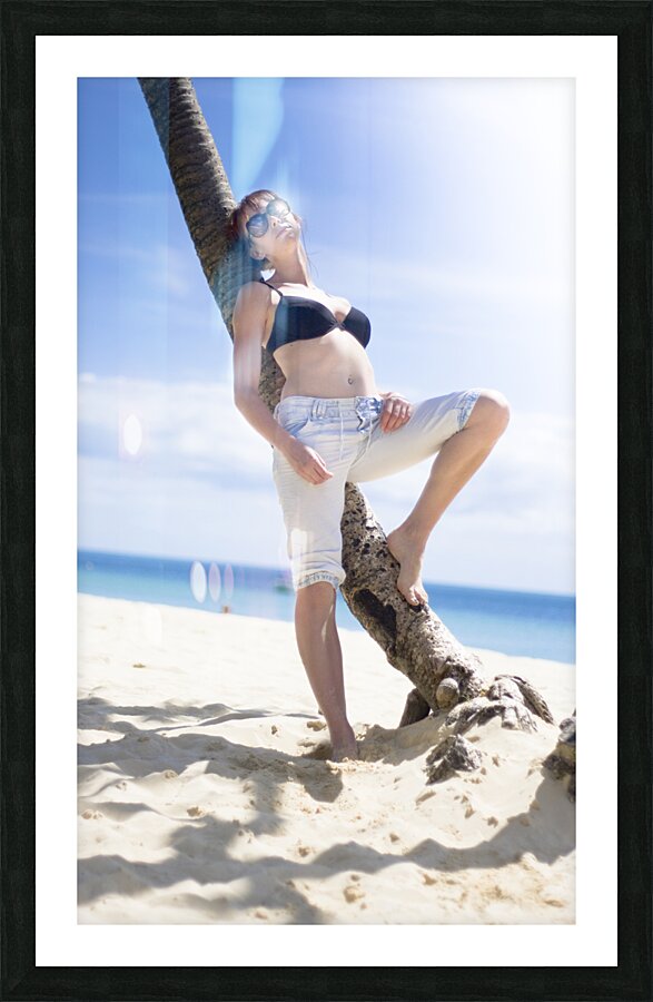 Tropical Island Paradise Picture Frame print