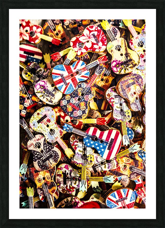 A colour instrumental Picture Frame print