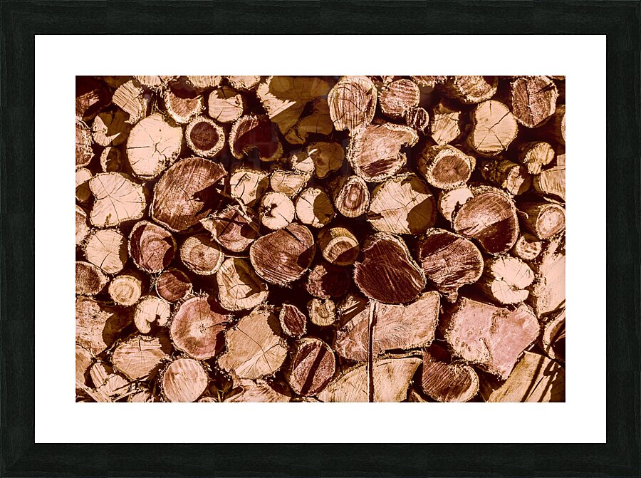 Country wood Picture Frame print