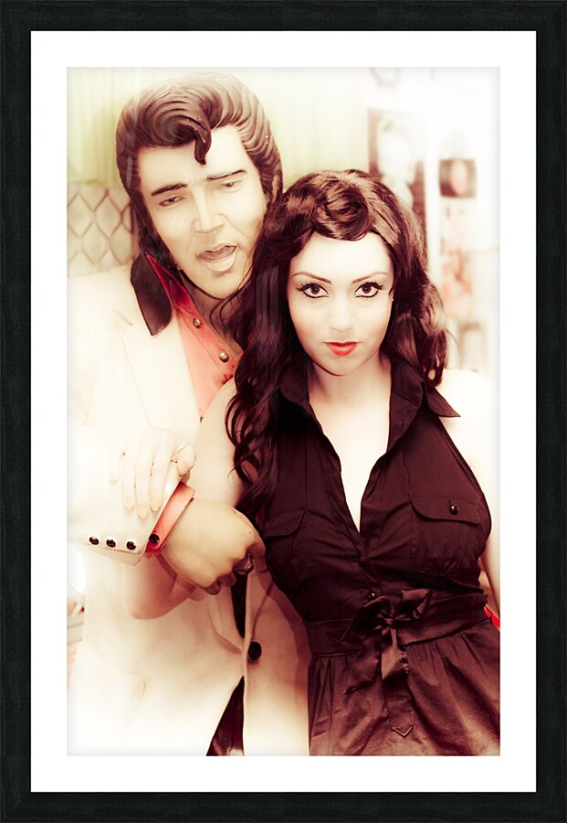 Retro Rock Picture Frame print