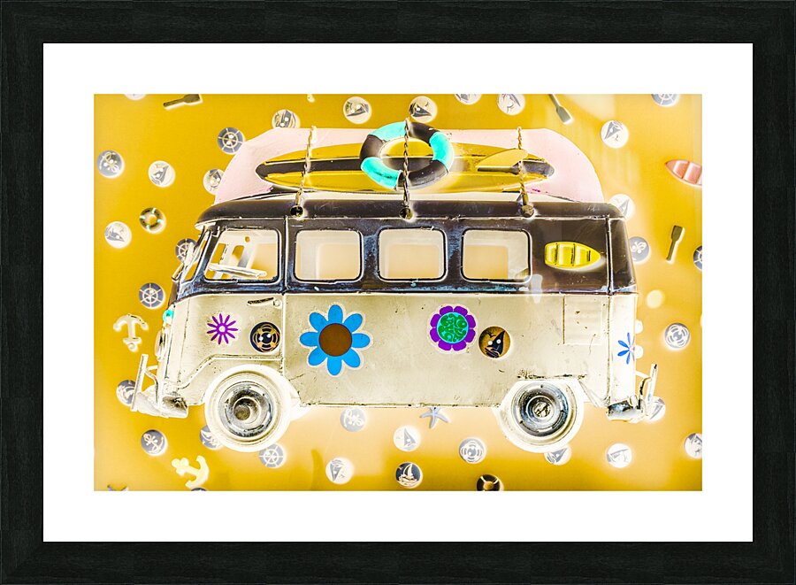 Bus Pops Picture Frame print