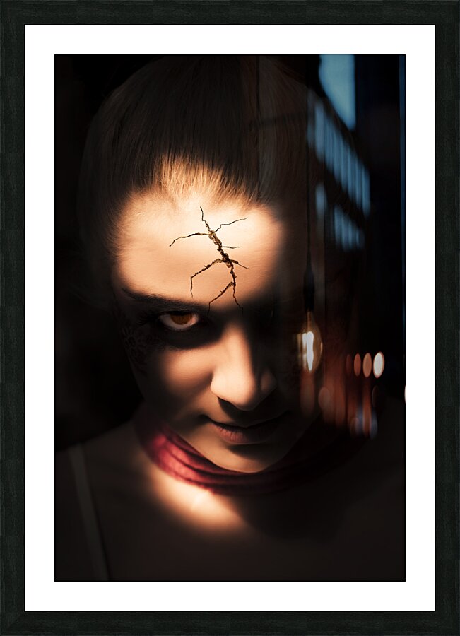 Evil Picture Frame print