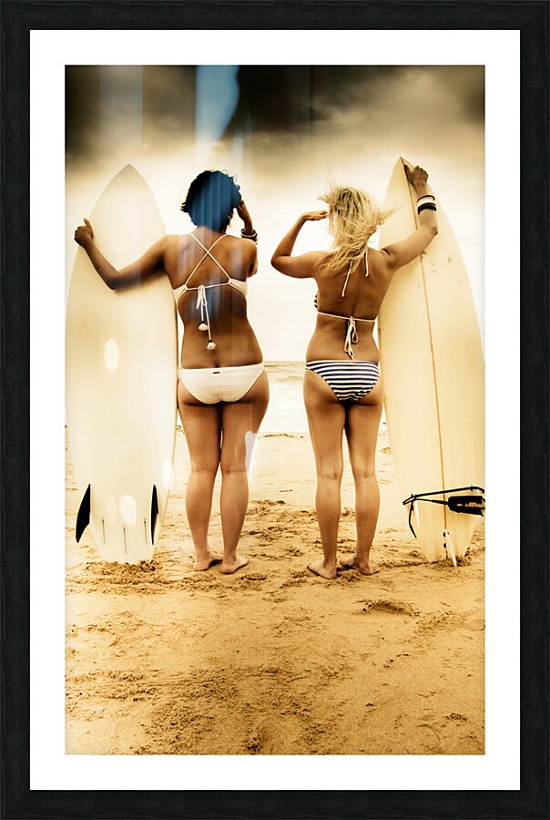 Surfing Forecast Picture Frame print