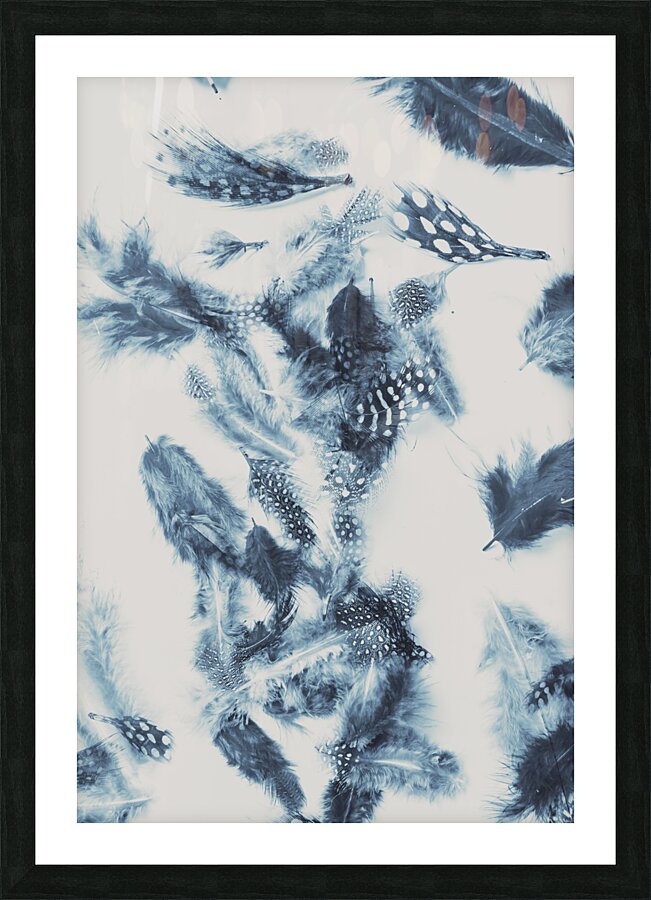 Vertigo blue Picture Frame print