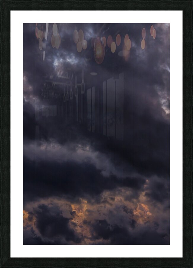 Of drama and depth Picture Frame print