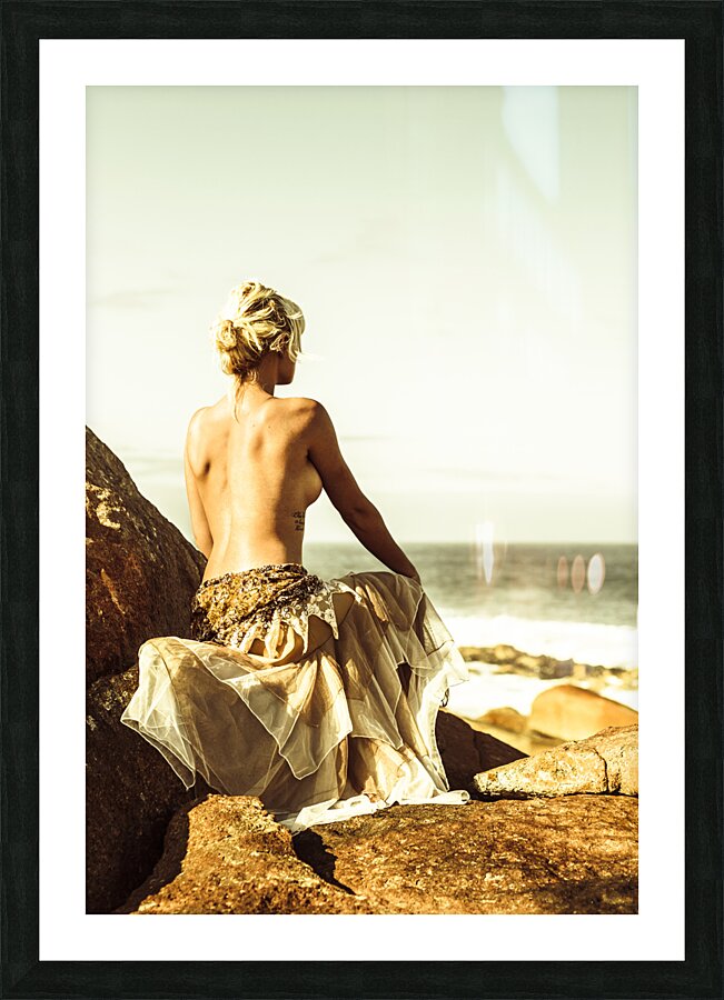 Elegant classical beauty  Picture Frame print