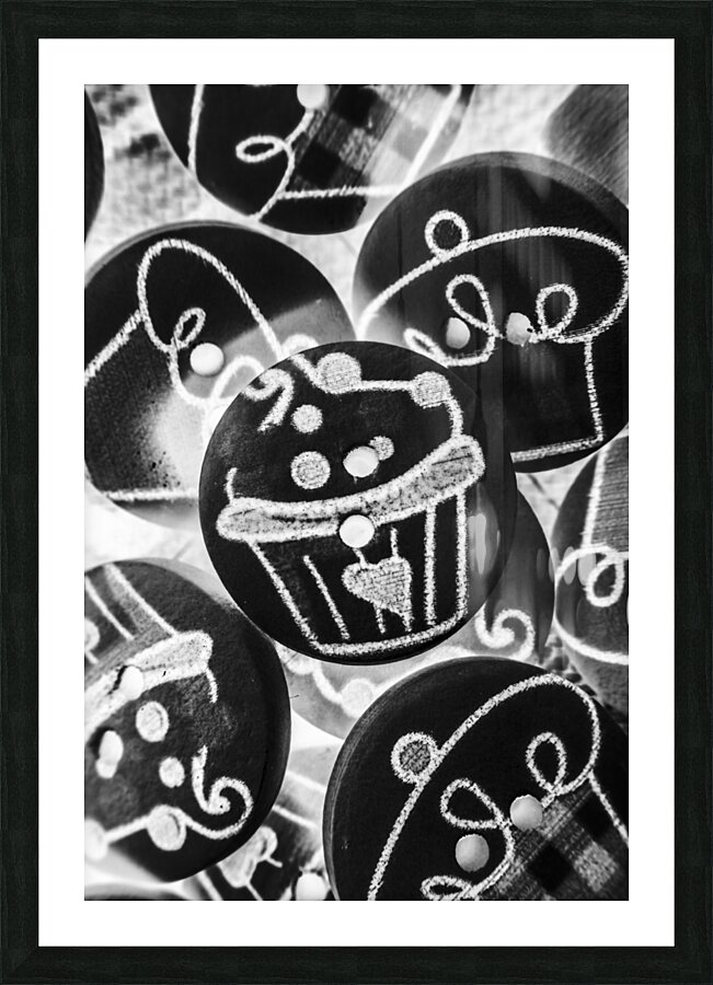 Bakehouse buttoning Picture Frame print