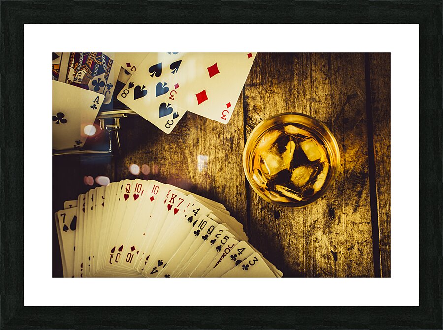 Western straight shooter  Picture Frame print