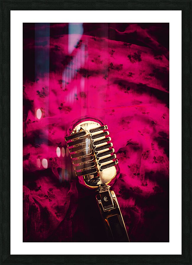 Velvet jazz show Picture Frame print