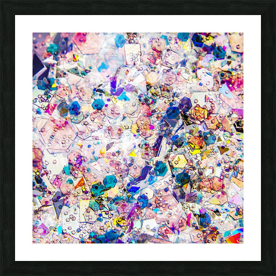 Fractal colors Picture Frame print