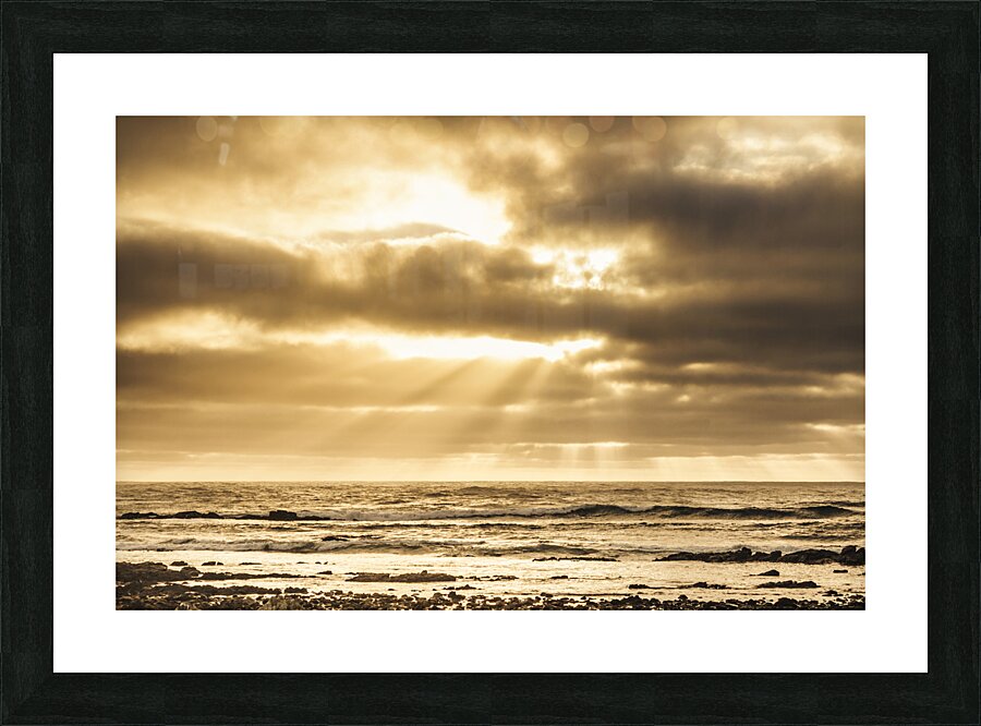 Late day rays Picture Frame print