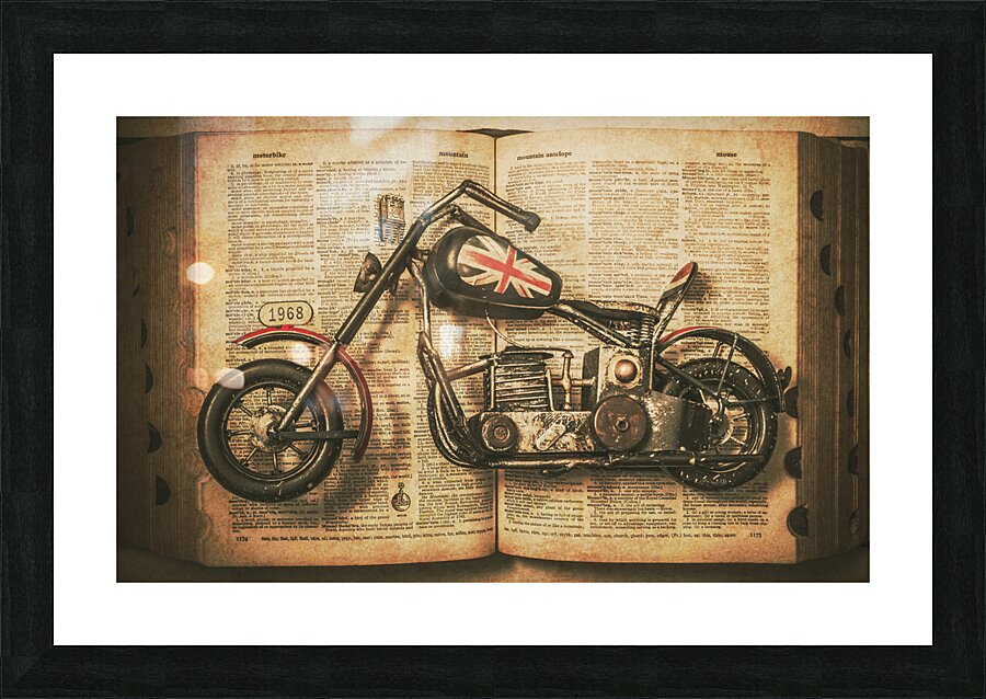 Britain biking defined Picture Frame print