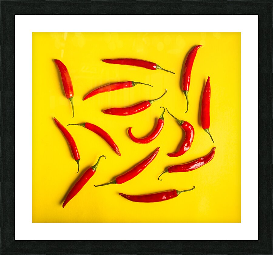 Colours and flavour Picture Frame print