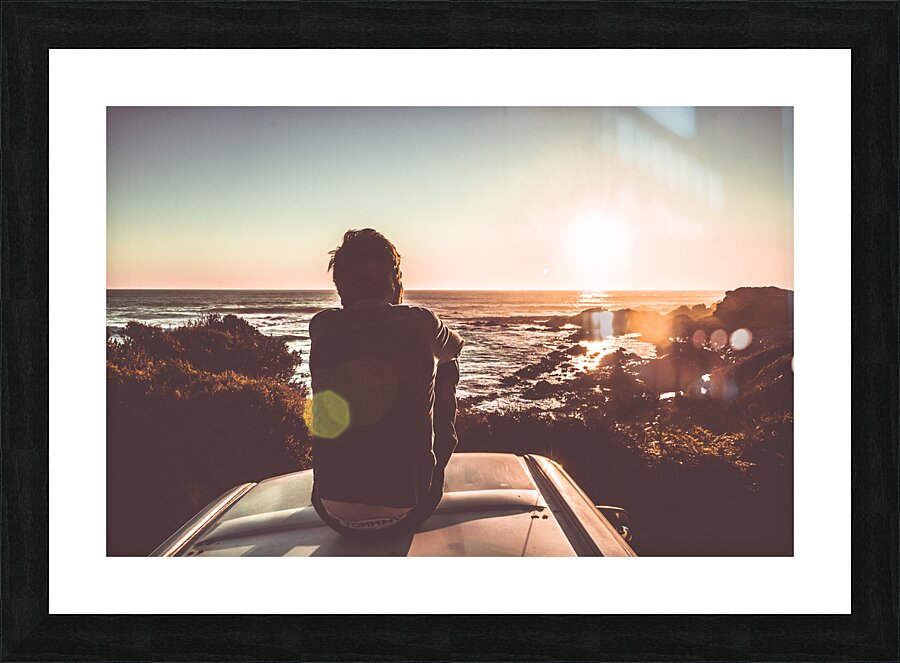 Western wonderer Picture Frame print