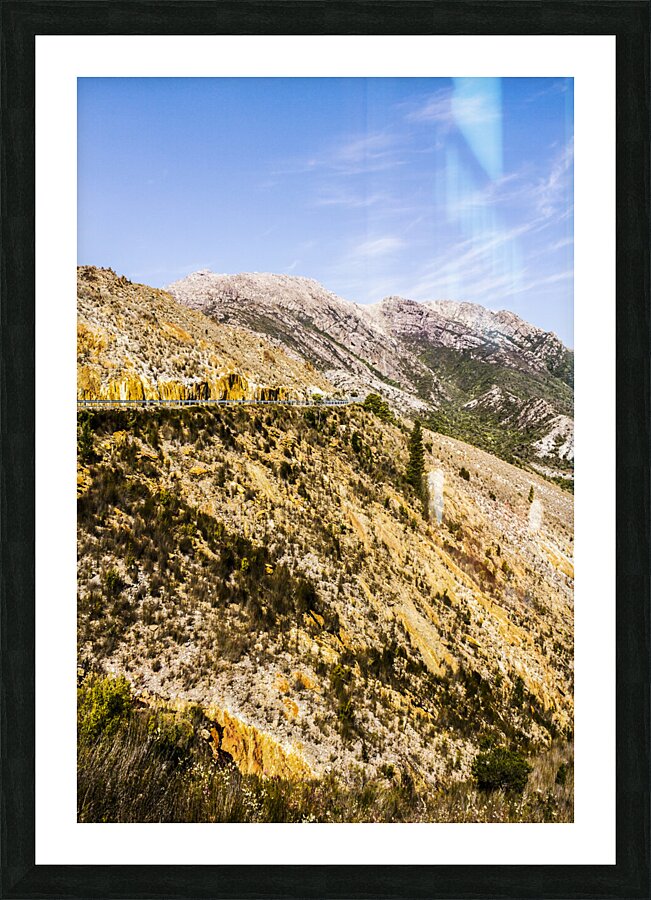 Colourful stony highlands Picture Frame print