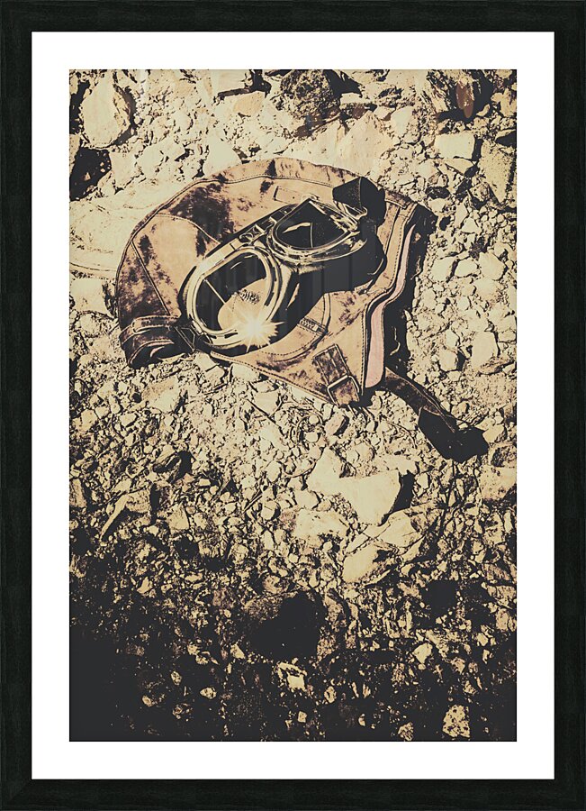 Pioneering aviation and travel Picture Frame print