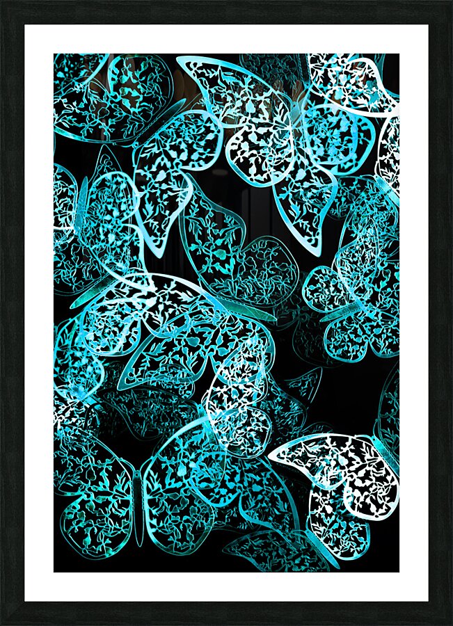 Winged wonderland Picture Frame print