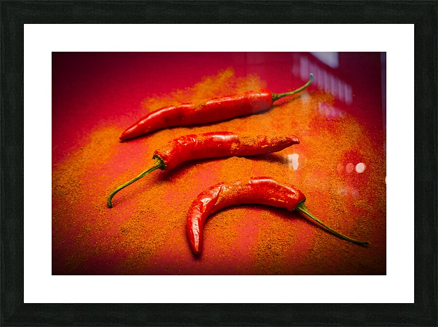 Curry shop art Picture Frame print