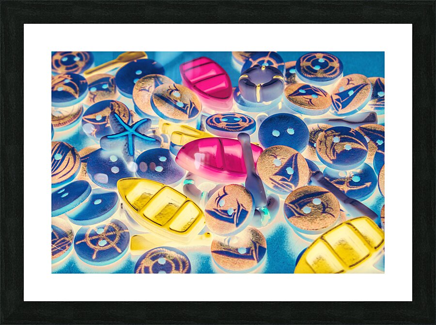 Paddle pop art Picture Frame print