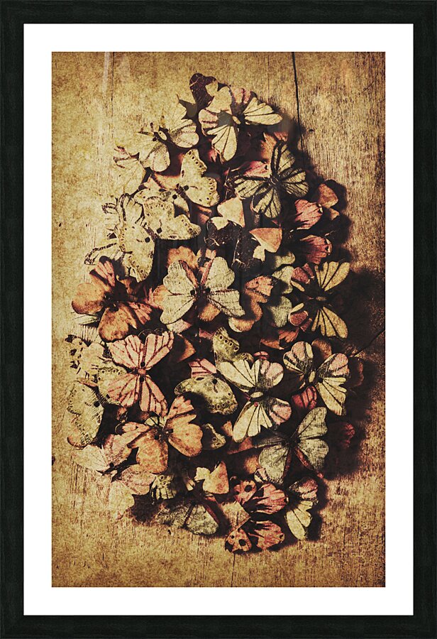 Weathered love nest Picture Frame print