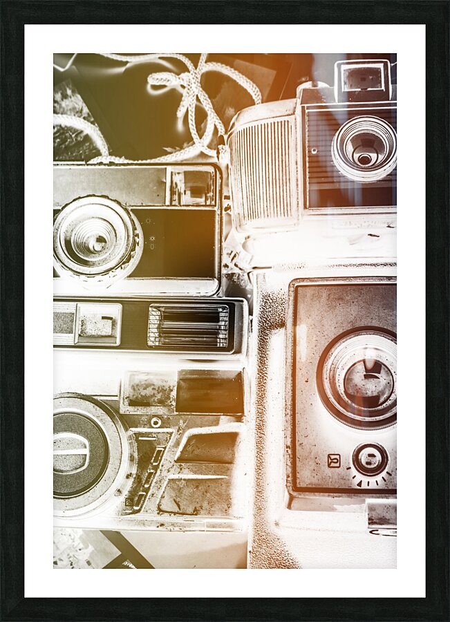 Lomo light leaks Picture Frame print